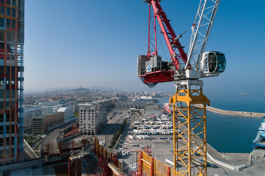 Manitowoc: Potain MR 295 luffing jib cranes climb to new heights on high rise project in southern France 